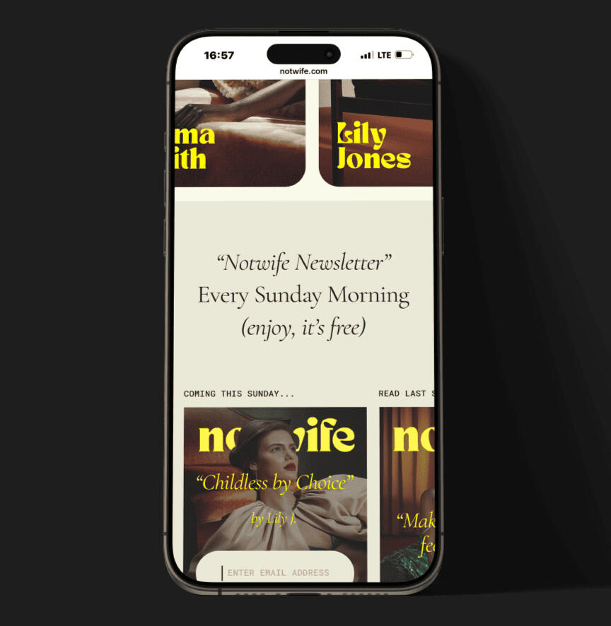 Notwife Website